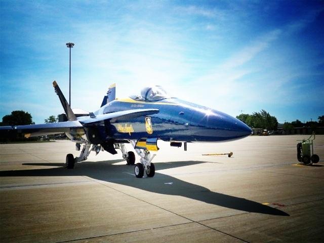 Navy Blue Angel for the Milwaukee Air and Water Show